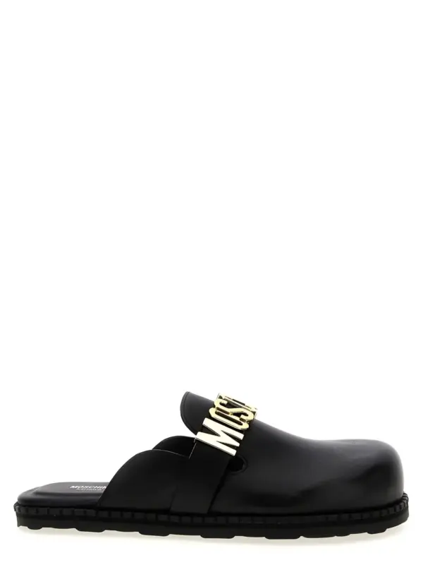 'Birky' sabots MOSCHINO Black