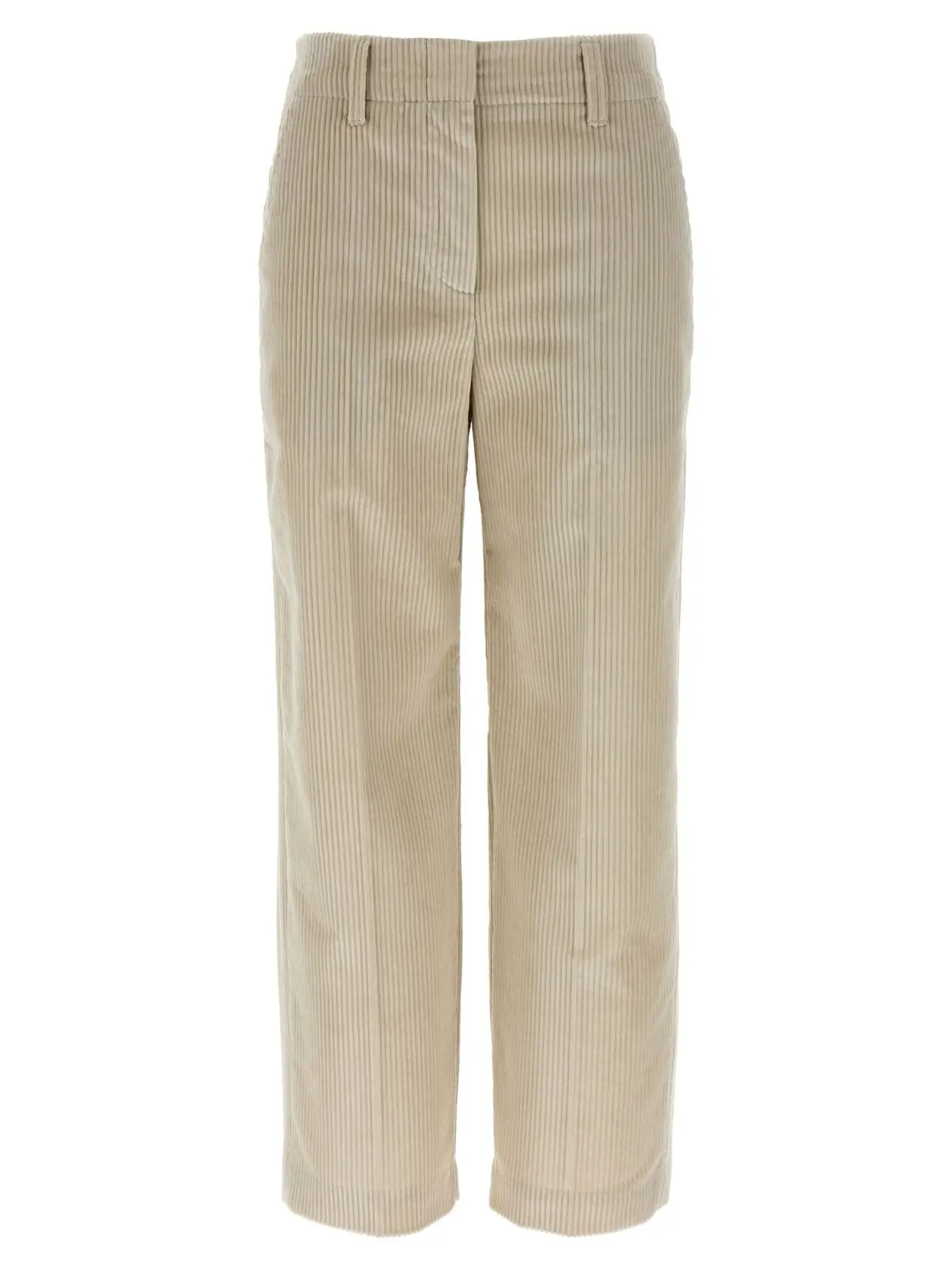 Вельветові штани Brunello Cucinelli Monile Бежеві 1 Monile velvet pants BRUNELLO CUCINELLI Beige