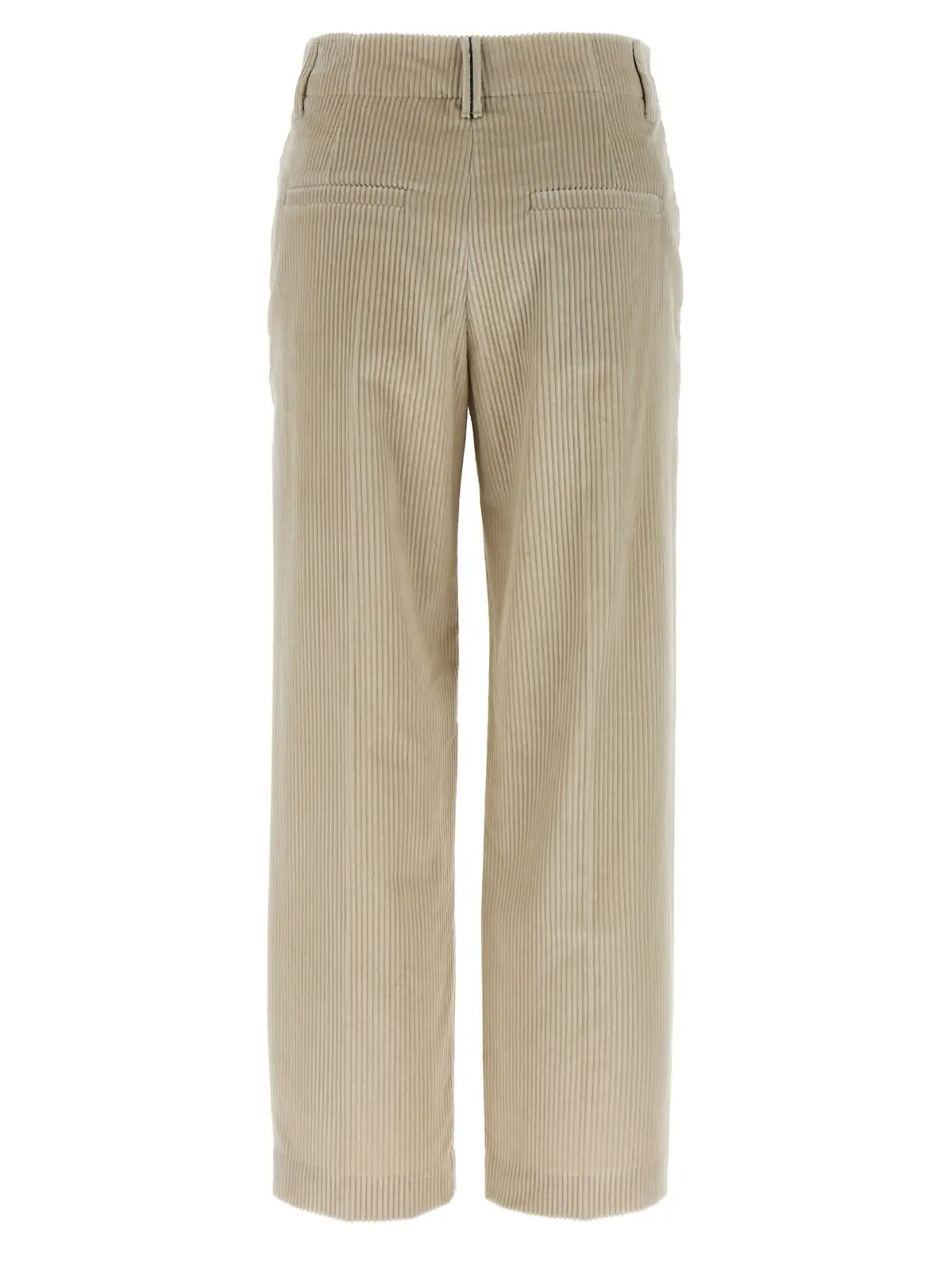 Вельветові штани Brunello Cucinelli Monile Бежеві 2 Monile velvet pants MA180P9078C2430 BRUNELLO CUCINELLI Beige
