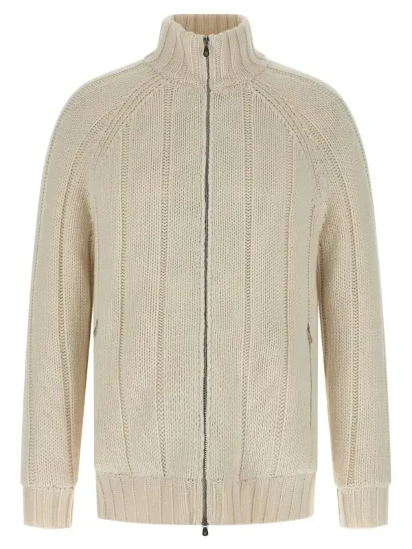 Knitted down jacket BRUNELLO CUCINELLI Multicolor