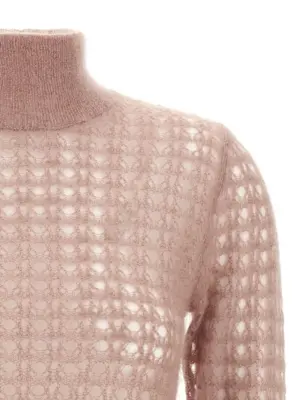Crochet sweater Woman FABIANA FILIPPI Pink