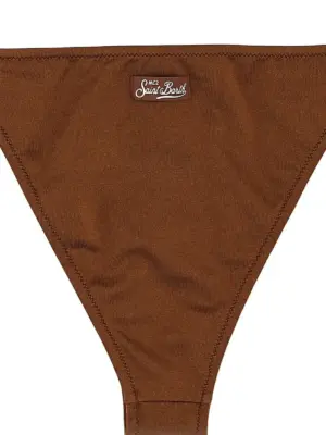 'Marielle' bikini bottoms Woman MC2 SAINT BARTH Brown