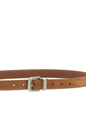 Suede belt Man BRUNELLO CUCINELLI Brown