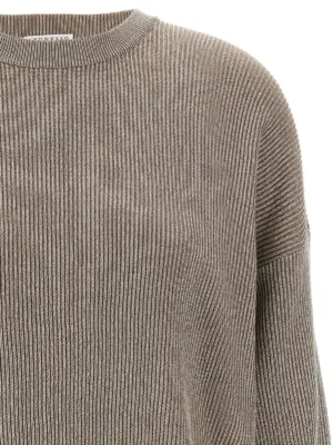 'Sparkling' sweater Woman BRUNELLO CUCINELLI Beige