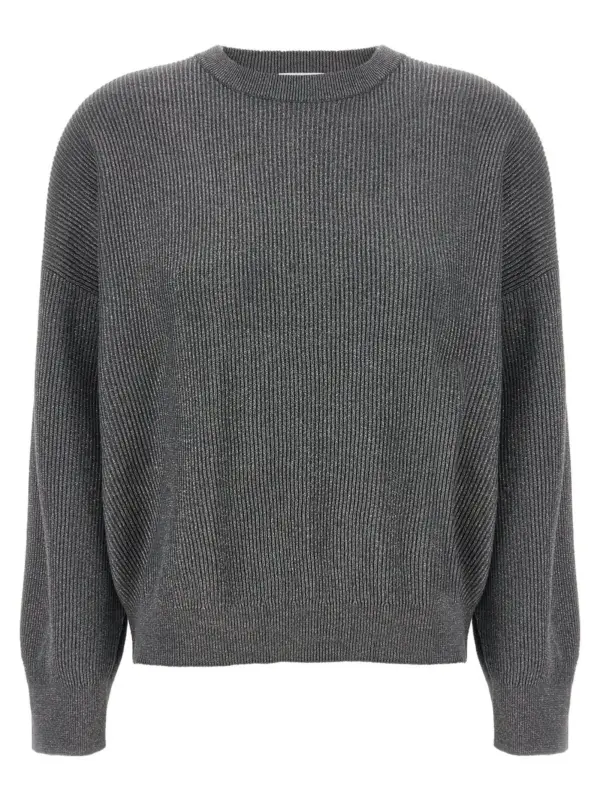 'Sparkling' sweater BRUNELLO CUCINELLI Gray