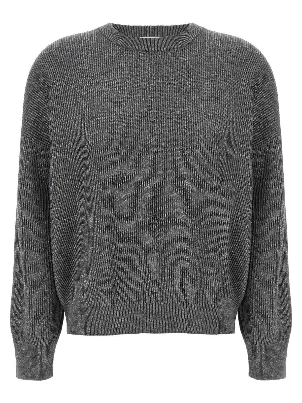 Светр Sparkling Brunello Cucinelli Сірий 1 'Sparkling' sweater BRUNELLO CUCINELLI Gray