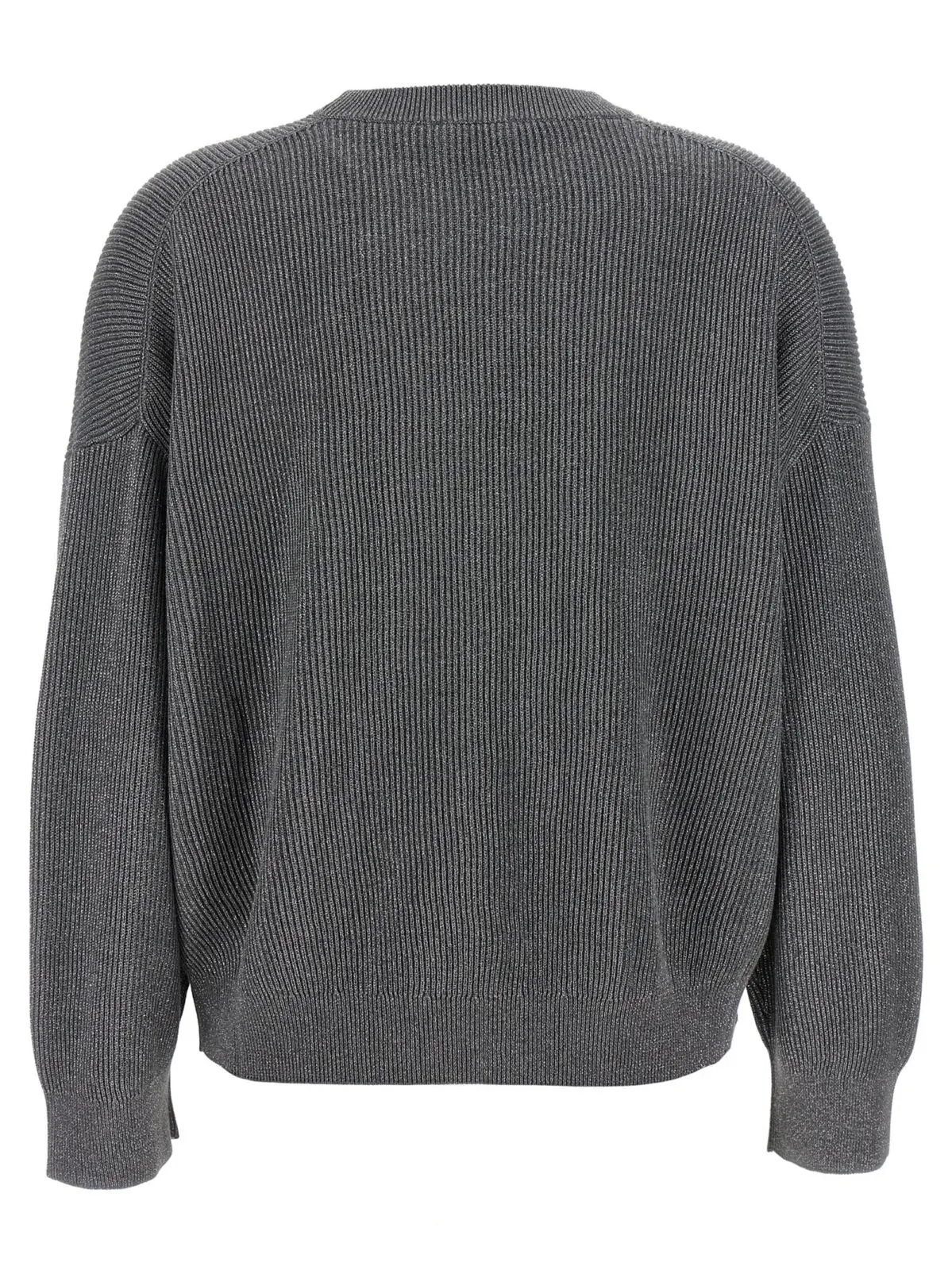 Светр Sparkling Brunello Cucinelli Сірий 2 'Sparkling' sweater MAZ260200PCXP07 BRUNELLO CUCINELLI Gray