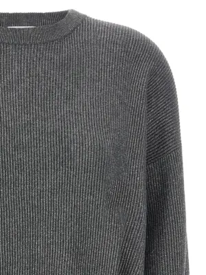 'Sparkling' sweater Woman BRUNELLO CUCINELLI Gray