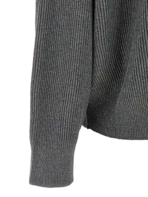 'Sparkling' sweater 72% cotton 22% viscose 6% pm BRUNELLO CUCINELLI Gray