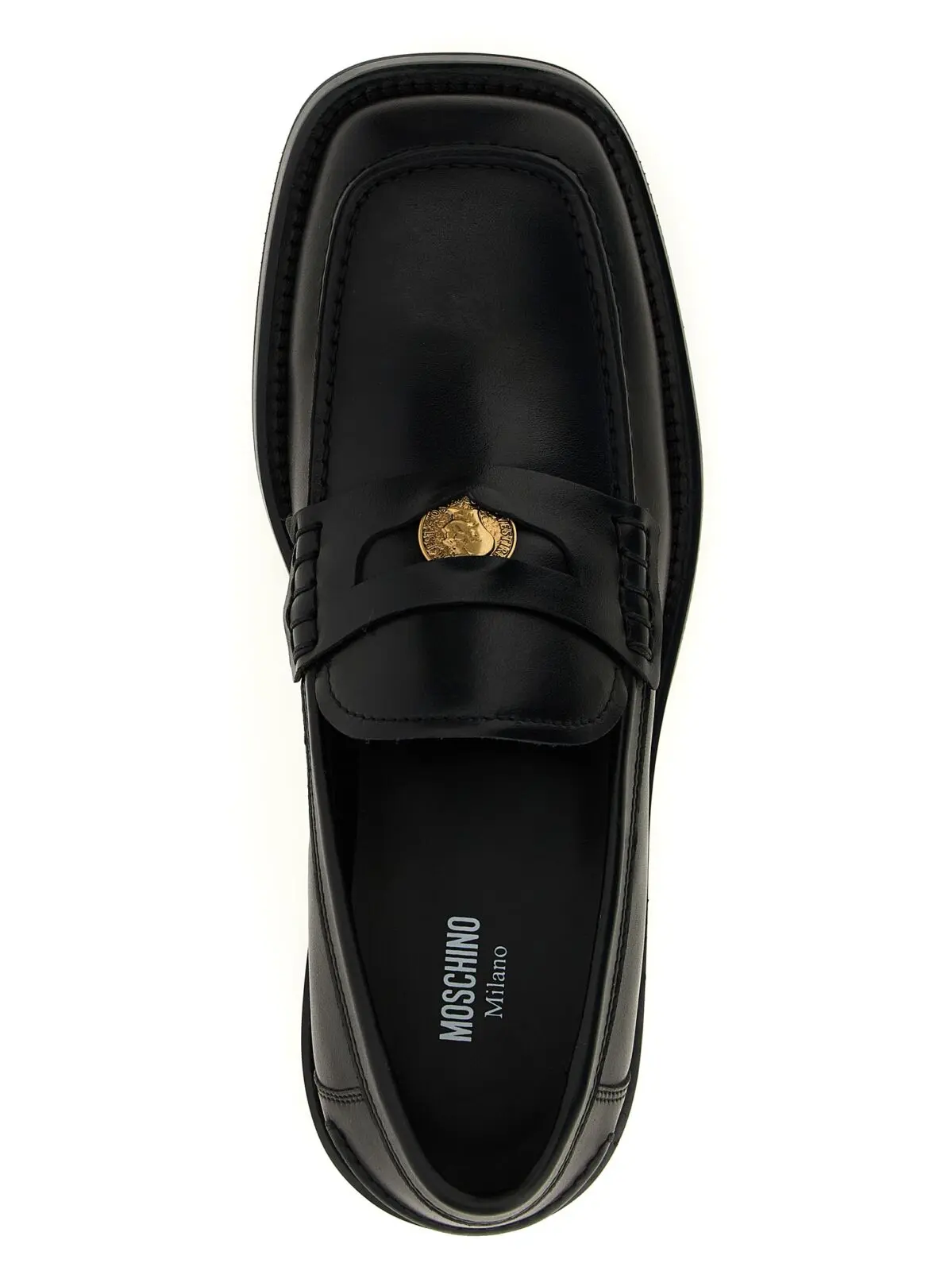 Лофери Moschino Berlin Чорні 4 'Berlin' loafers 100% vl MOSCHINO Black