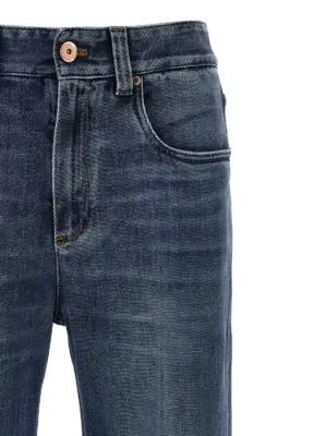 'Contemporary Loose' jeans Woman BRUNELLO CUCINELLI Blue