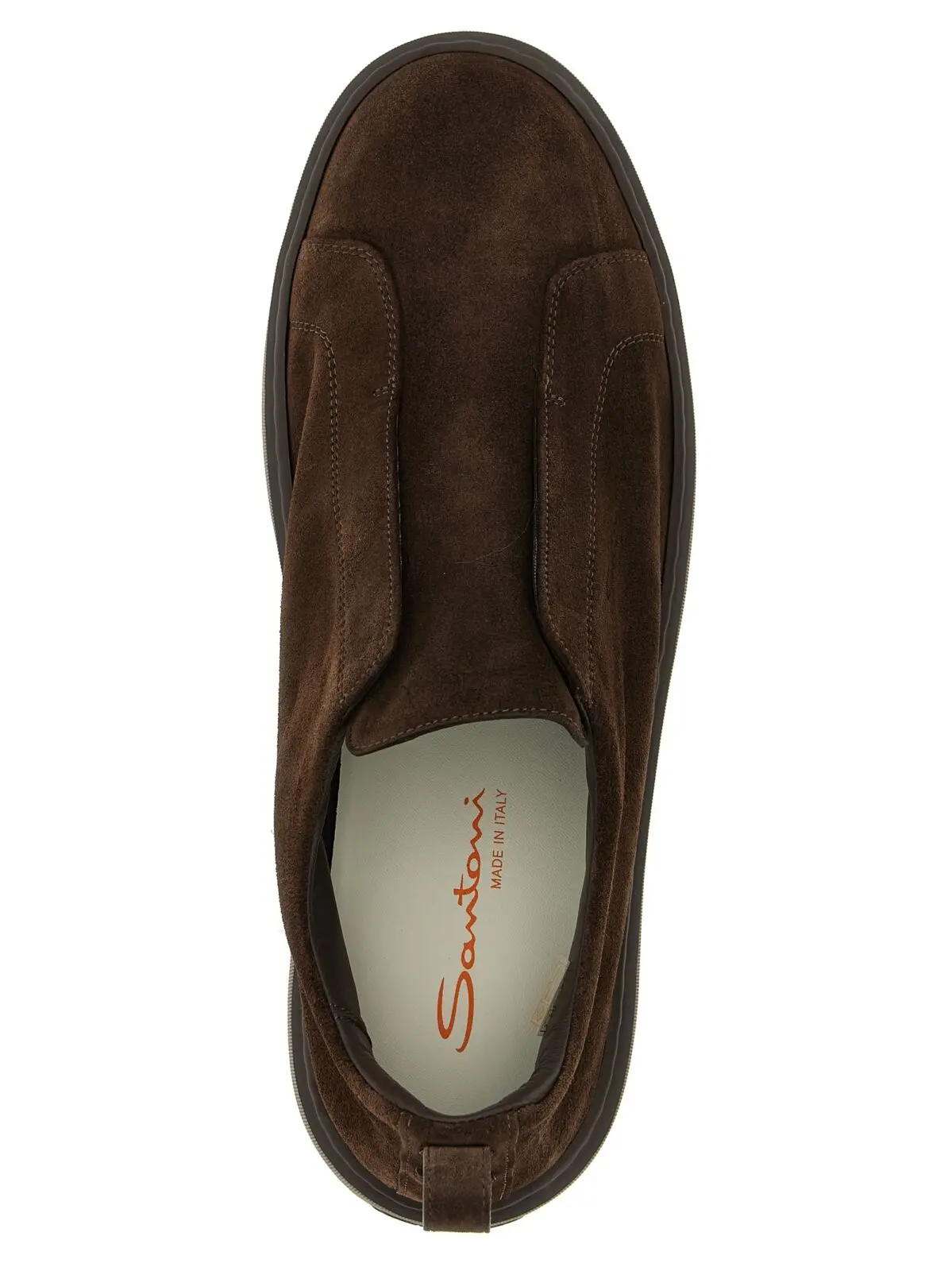 Кросівки Santoni Victory Коричневі 4 'Victory' sneakers 100% calfskin leather (Bos Taurus) SANTONI Brown