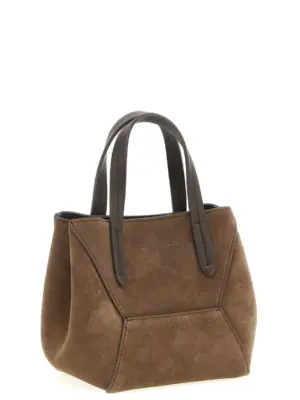 'BC Duo' mini handbag Woman BRUNELLO CUCINELLI Brown
