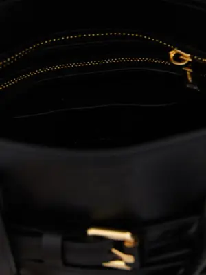 'Tie Me' small handbag 100% polyester MOSCHINO Black