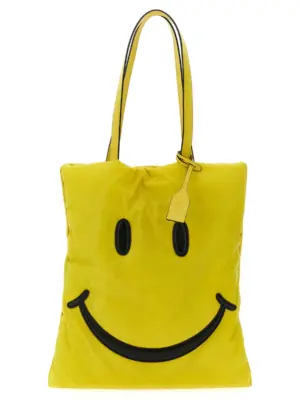 'Smiley®' shopping bag MOSCHINO Yellow