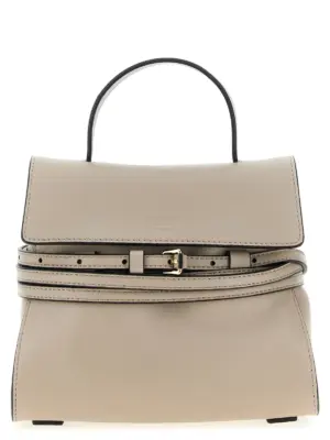 'Tie Me' small handbag MOSCHINO Beige