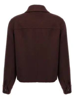 Monile cashmere coat MD5037424PC4243 BRUNELLO CUCINELLI Bordeaux