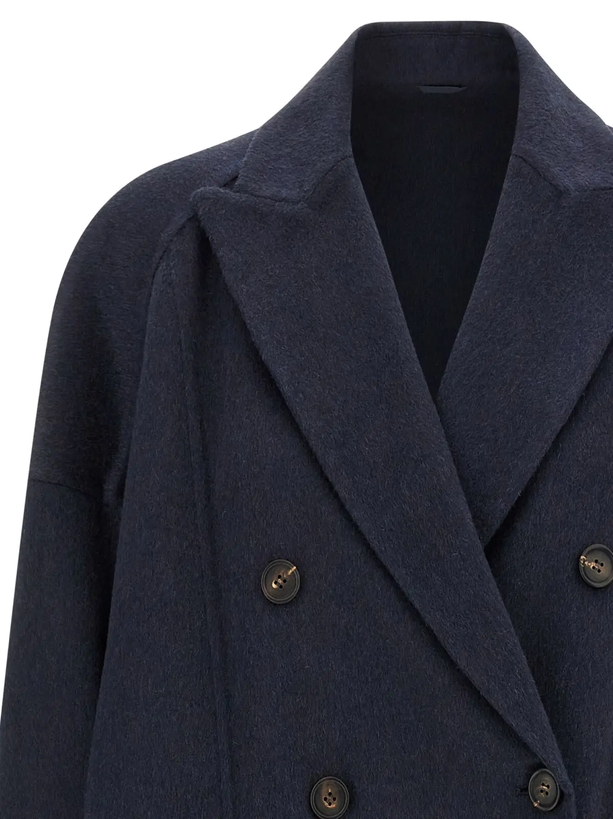 Пальто з кашеміру Brunello Cucinelli Синє 3 Cashmere coat Woman BRUNELLO CUCINELLI Blue