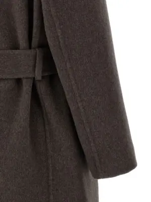 'Double' coat 90% virgin wool 10% cachemire BRUNELLO CUCINELLI Brown