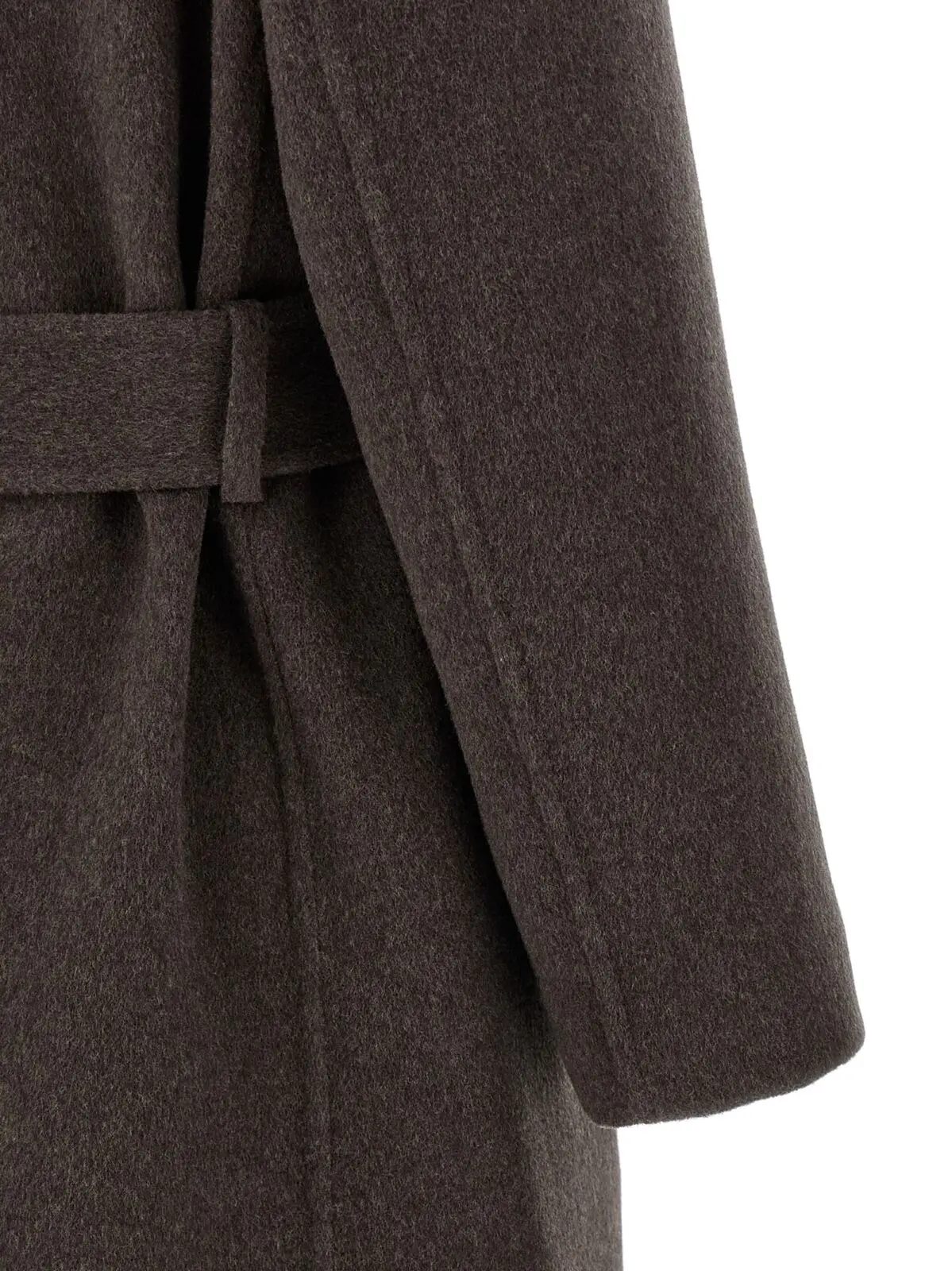 Пальто Double Brunello Cucinelli Коричневе 4 'Double' coat 90% virgin wool 10% cachemire BRUNELLO CUCINELLI Brown