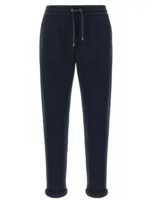 Monile joggers BRUNELLO CUCINELLI Blue