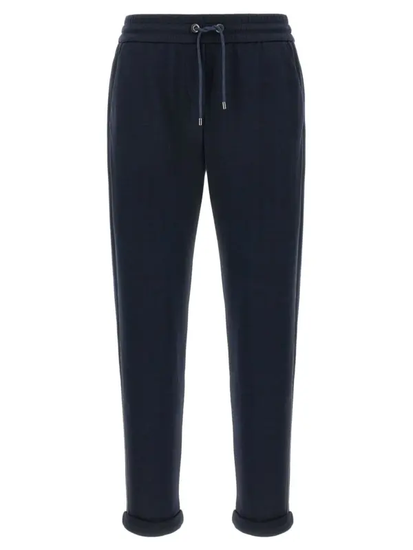 Monile joggers BRUNELLO CUCINELLI Blue