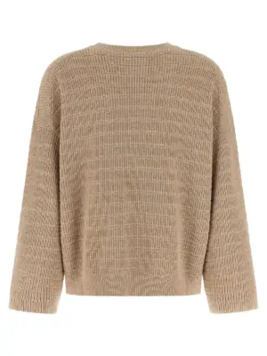 Diamond Cotton sweater MDV754000C059 BRUNELLO CUCINELLI Beige
