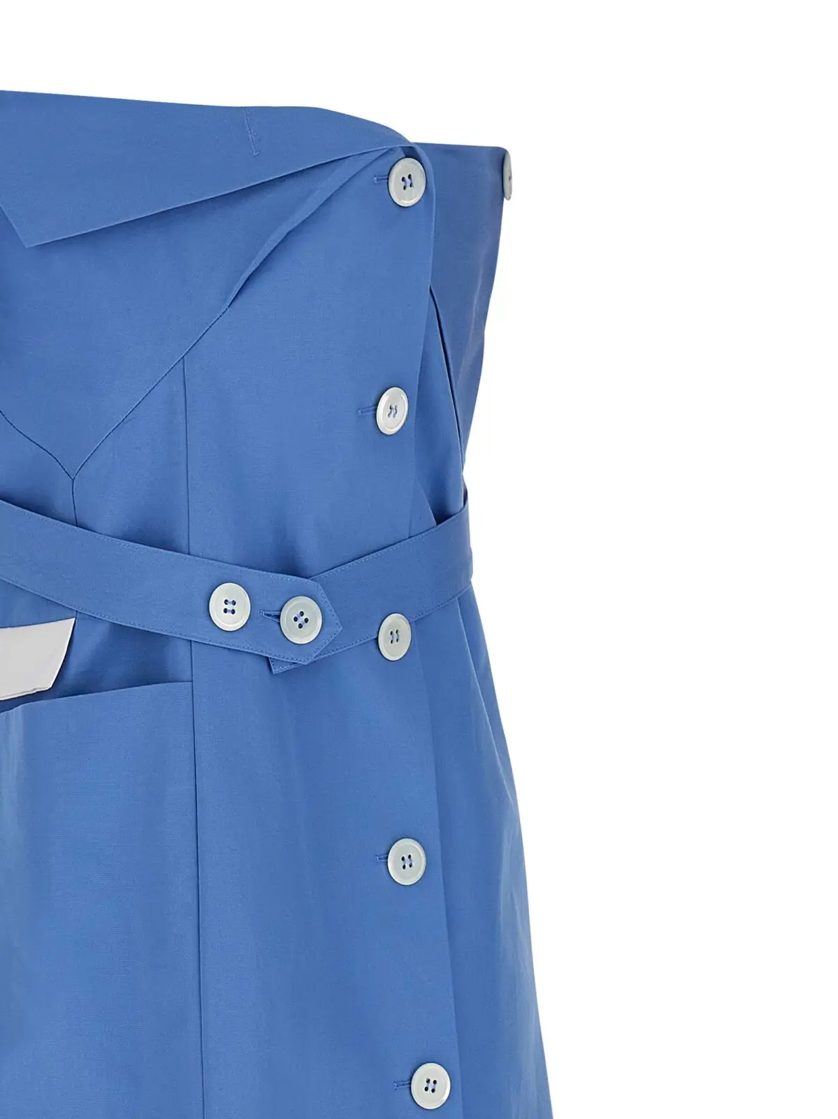 Сукня Miu Miu Deconstructed mini Блакитна 3 Deconstructed mini dress Woman MIU MIU Light Blue