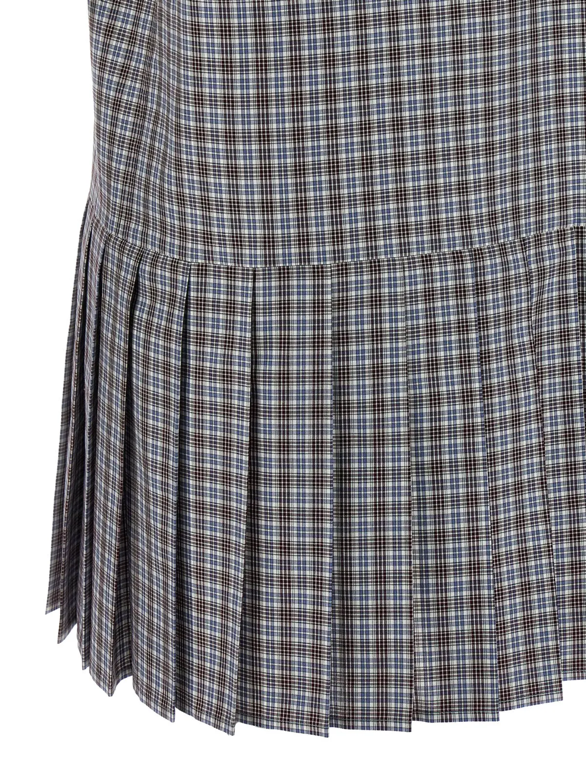 Сукня плісирована Miu Miu Багатокольорова 4 Pleated dress 100% cotton MIU MIU Multicolor