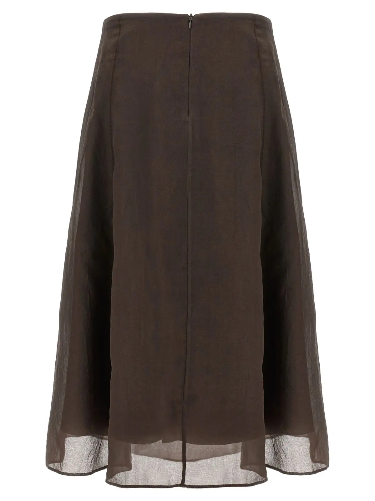Спідниця Brunello Cucinelli Circle Коричнева 2 'Circle' skirt MF940G3877C4222 BRUNELLO CUCINELLI Brown