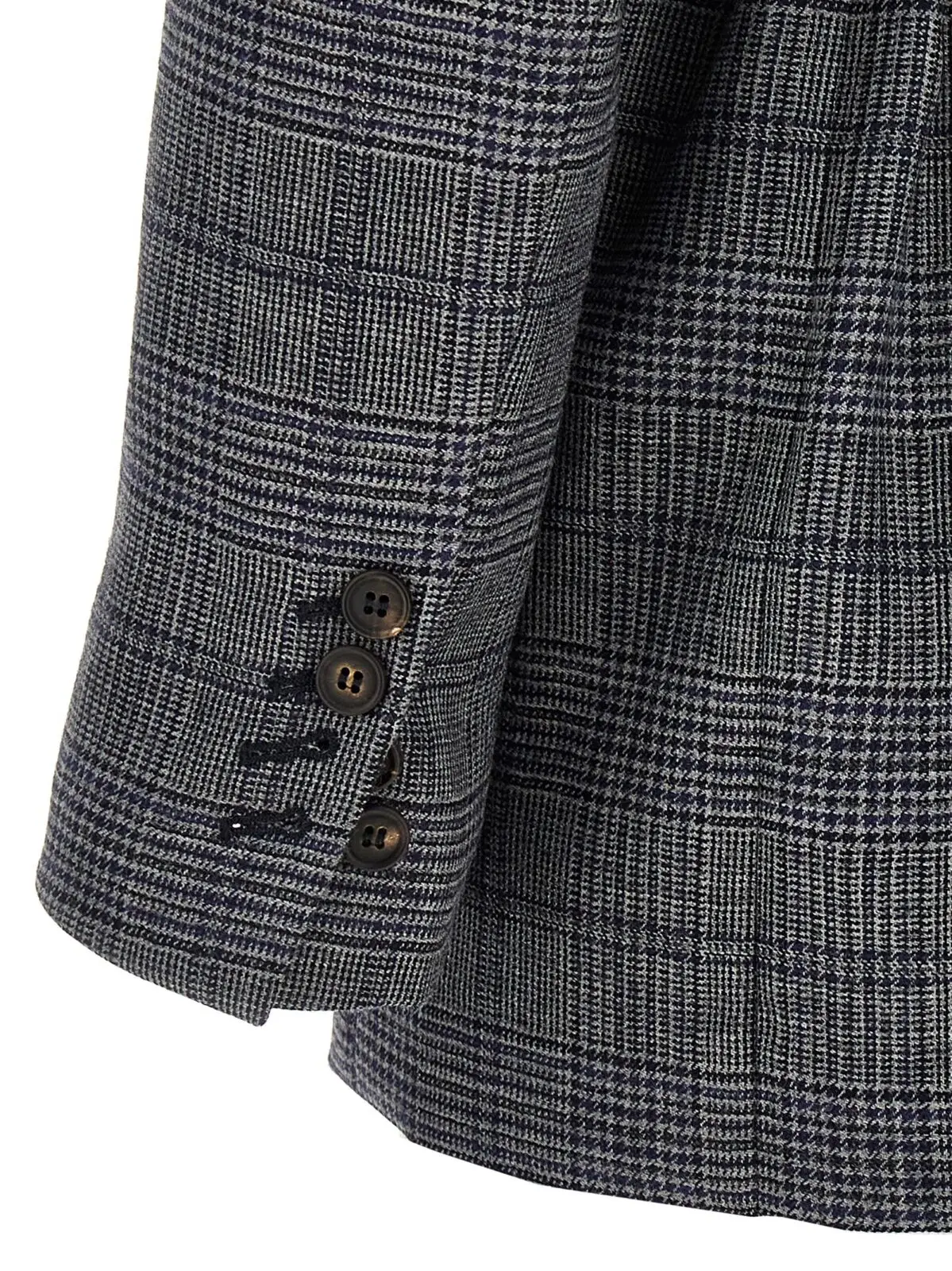 Блейзер у гусину лапку Monile Brunello Cucinelli Сірий 5 Monile houndstooth blazer Fall Winter 2025/2026 BRUNELLO CUCINELLI Gray