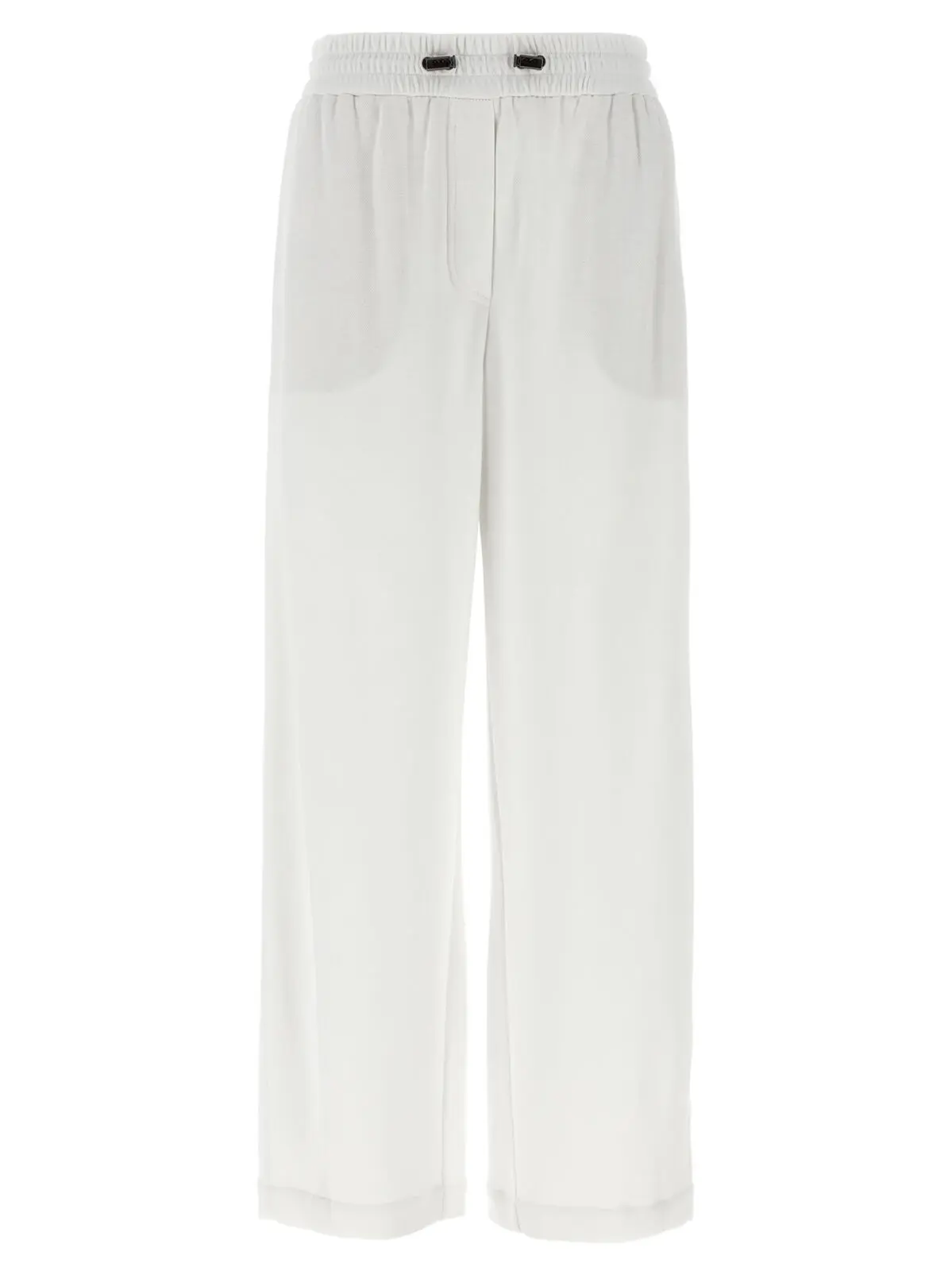Джогери Brunello Cucinelli Piqué cotton Білі 1 Piqué cotton joggers BRUNELLO CUCINELLI White