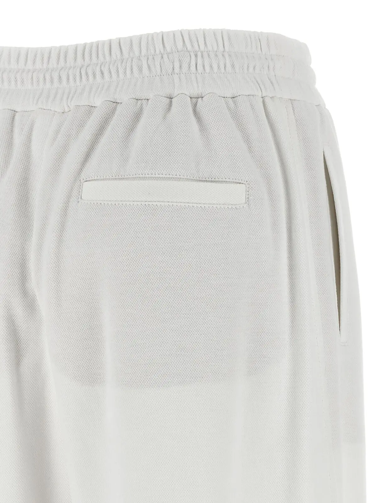 Джогери Brunello Cucinelli Piqué cotton Білі 4 Piqué cotton joggers 93% cotton