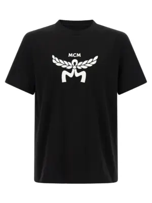 Printed T-shirt MCM Black