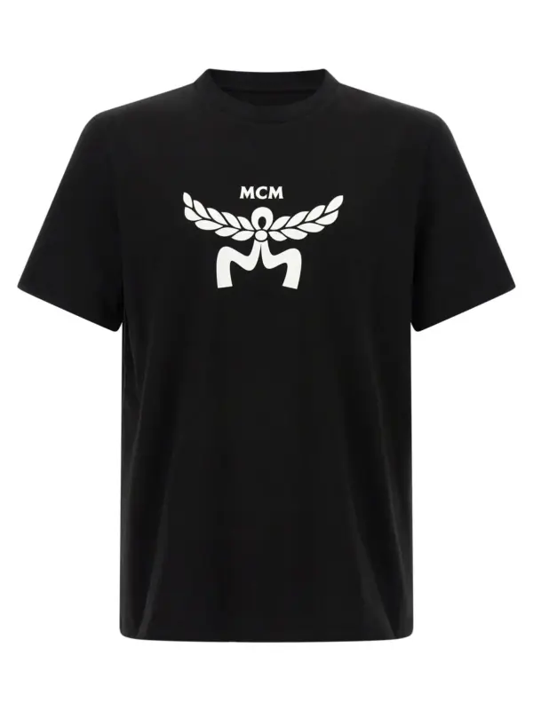 Printed T-shirt MCM Black
