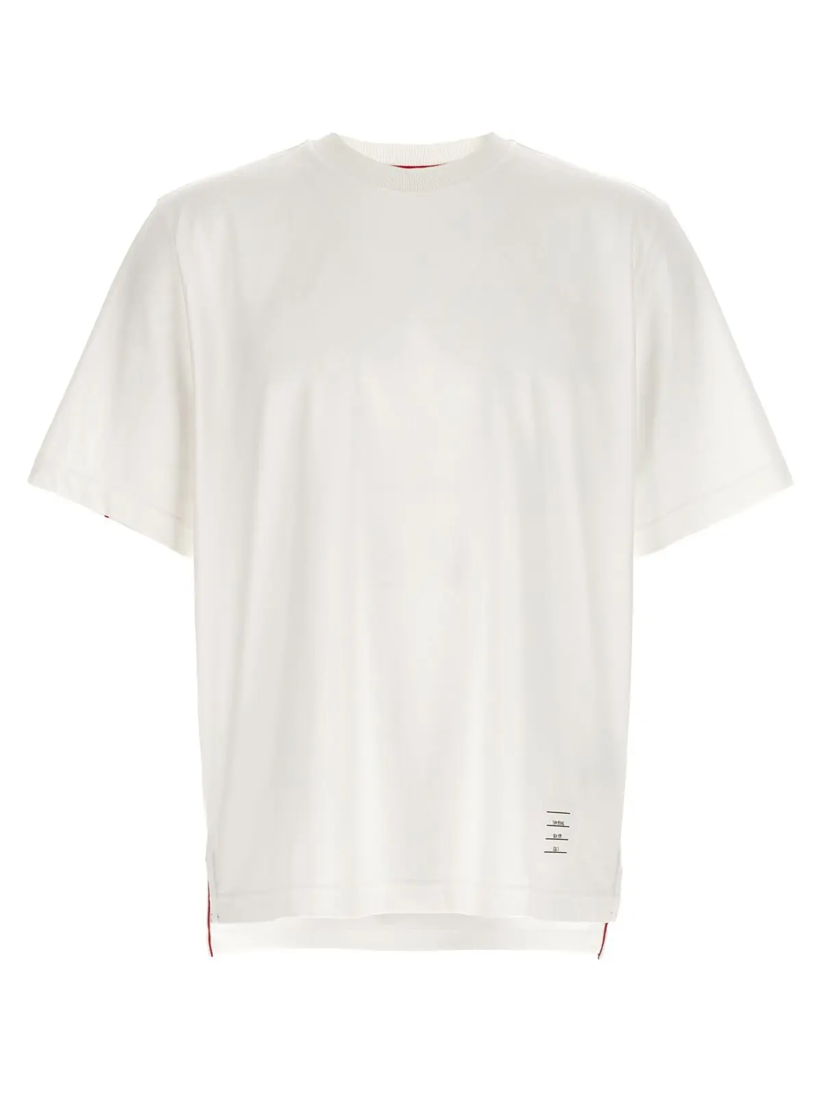 Футболка Thom Browne RWB Knit Trim Біла 1 'RWB Knit Trim' T-shirt THOM BROWNE White