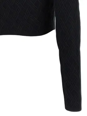 Jewel zip puller cardigan 50% viscose 28% polyester 22% polyamide ELISABETTA FRANCHI Black