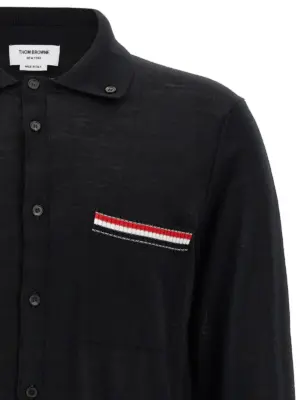 'Button Down' cardigan Man THOM BROWNE Black