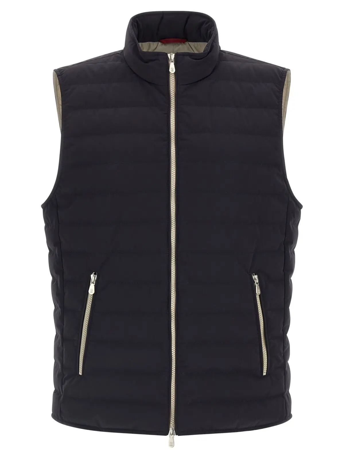 Жилет Brunello Cucinelli стьобаний Синій 1 Quilted vest BRUNELLO CUCINELLI Blue