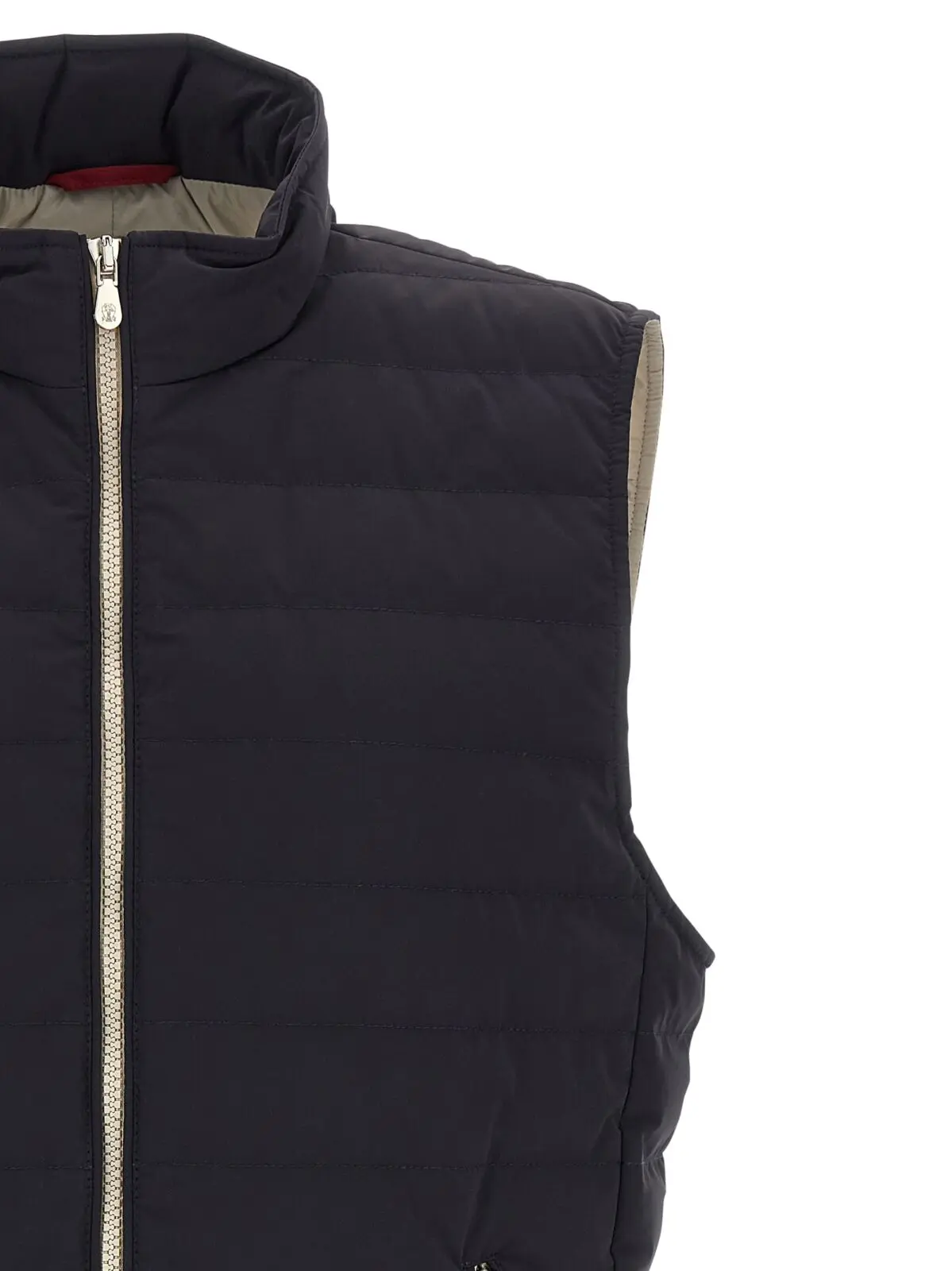 Жилет Brunello Cucinelli стьобаний Синій 3 Quilted vest Man BRUNELLO CUCINELLI Blue