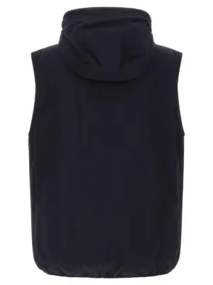 Hooded vest MM49A7432GC1086 BRUNELLO CUCINELLI Blue