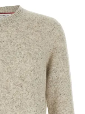 Buttoned yarn sweater Man BRUNELLO CUCINELLI Gray