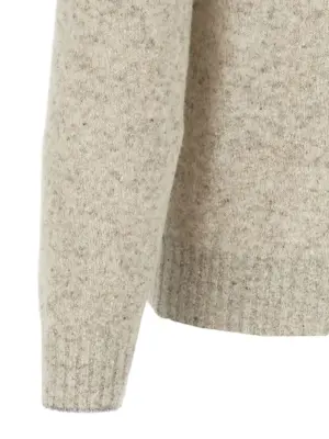 Buttoned yarn sweater 36% wp