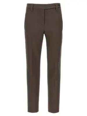 Monile cotton pants BRUNELLO CUCINELLI Brown