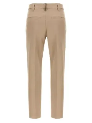 Monile cotton pants MP126P8703C8950 BRUNELLO CUCINELLI Beige