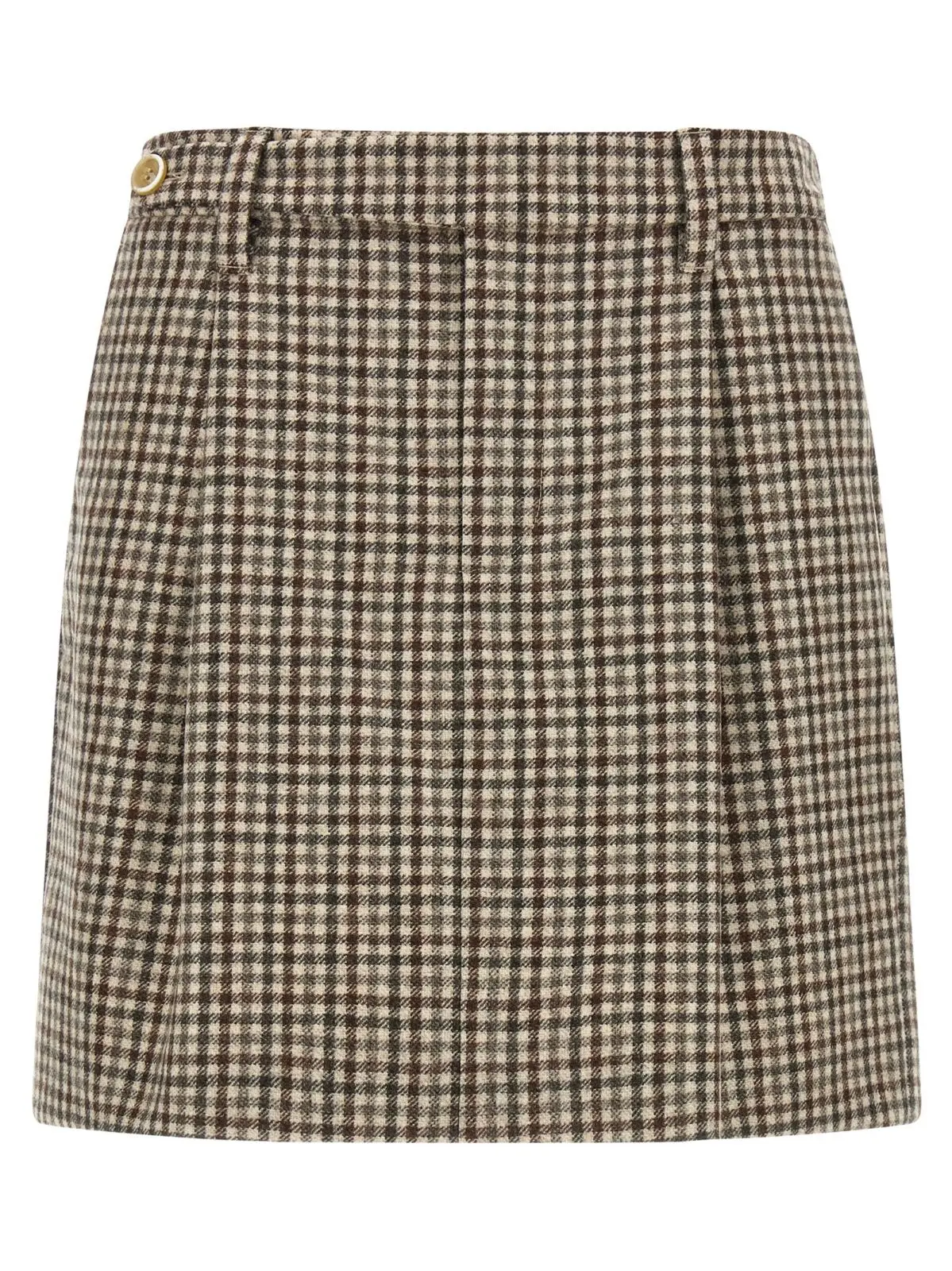 Міні-спідниця Brunello Cucinelli Бежева 1 'Mini' skirt BRUNELLO CUCINELLI Beige