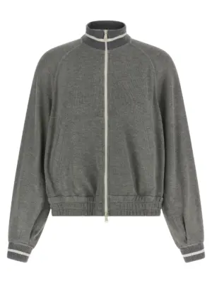 'Sparkling' sweatshirt BRUNELLO CUCINELLI Silver