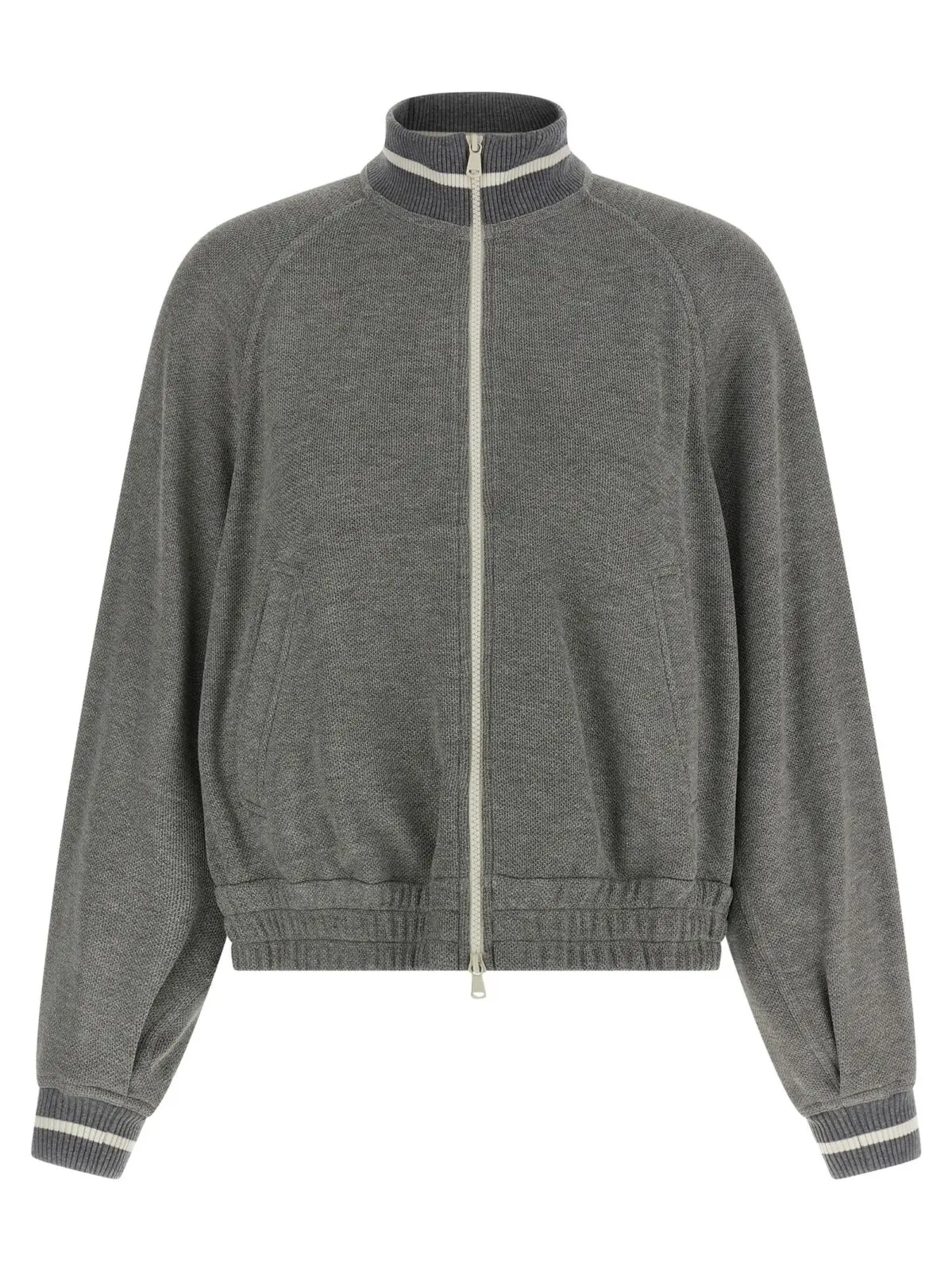 Світшот Sparkling Brunello Cucinelli Срібний 1 'Sparkling' sweatshirt BRUNELLO CUCINELLI Silver