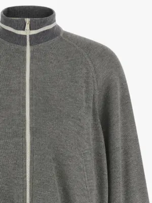 'Sparkling' sweatshirt Woman BRUNELLO CUCINELLI Silver