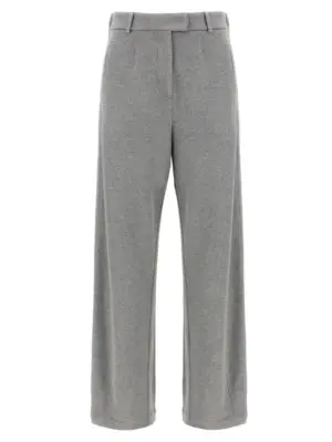 Lamé pants BRUNELLO CUCINELLI Silver